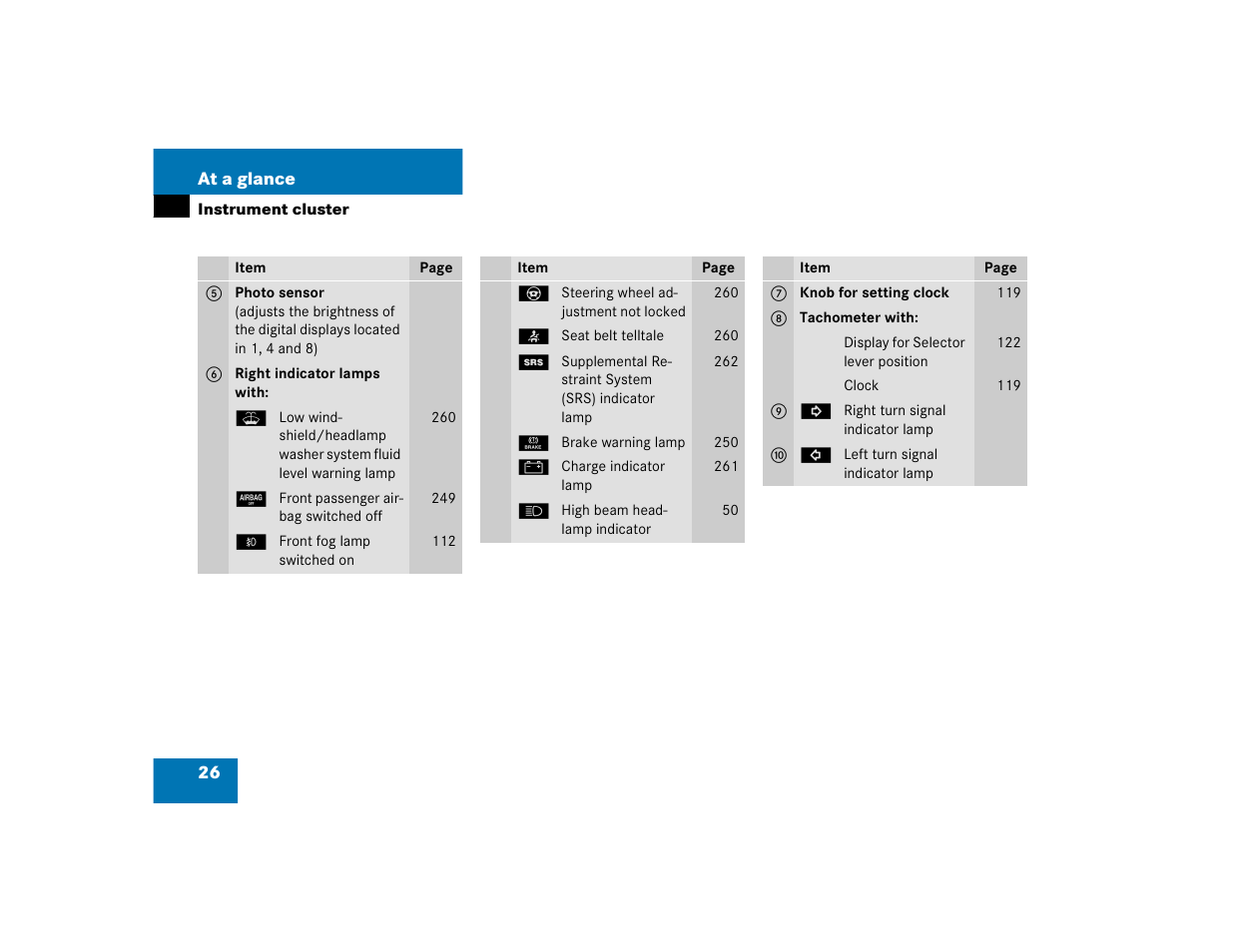 Mercedes-Benz 2005 ML 350 User Manual | Page 28 / 356