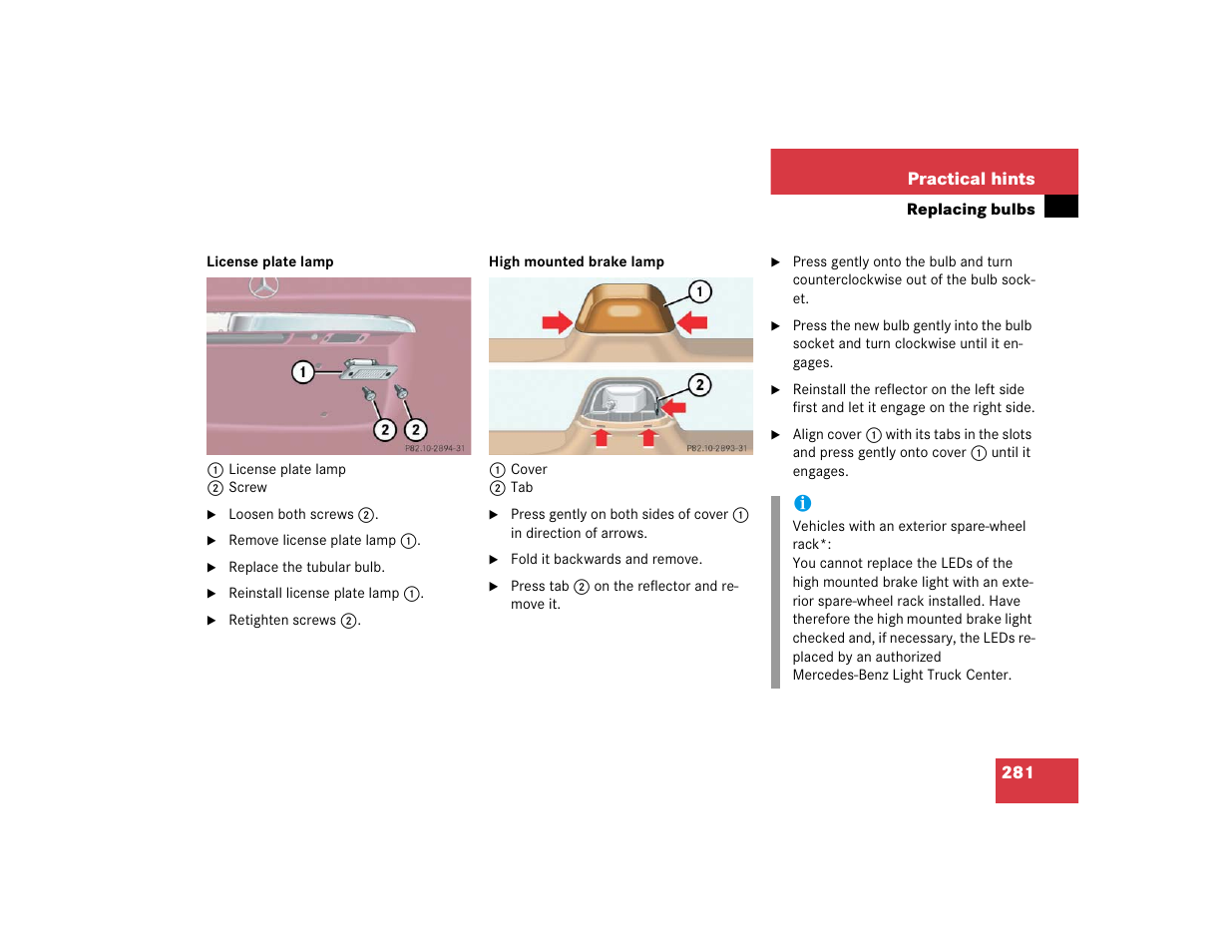 Mercedes-Benz 2005 ML 350 User Manual | Page 283 / 356