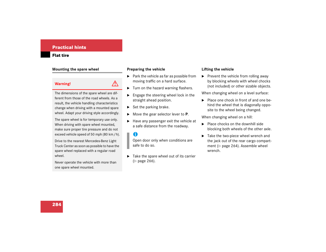 Mercedes-Benz 2005 ML 350 User Manual | Page 286 / 356