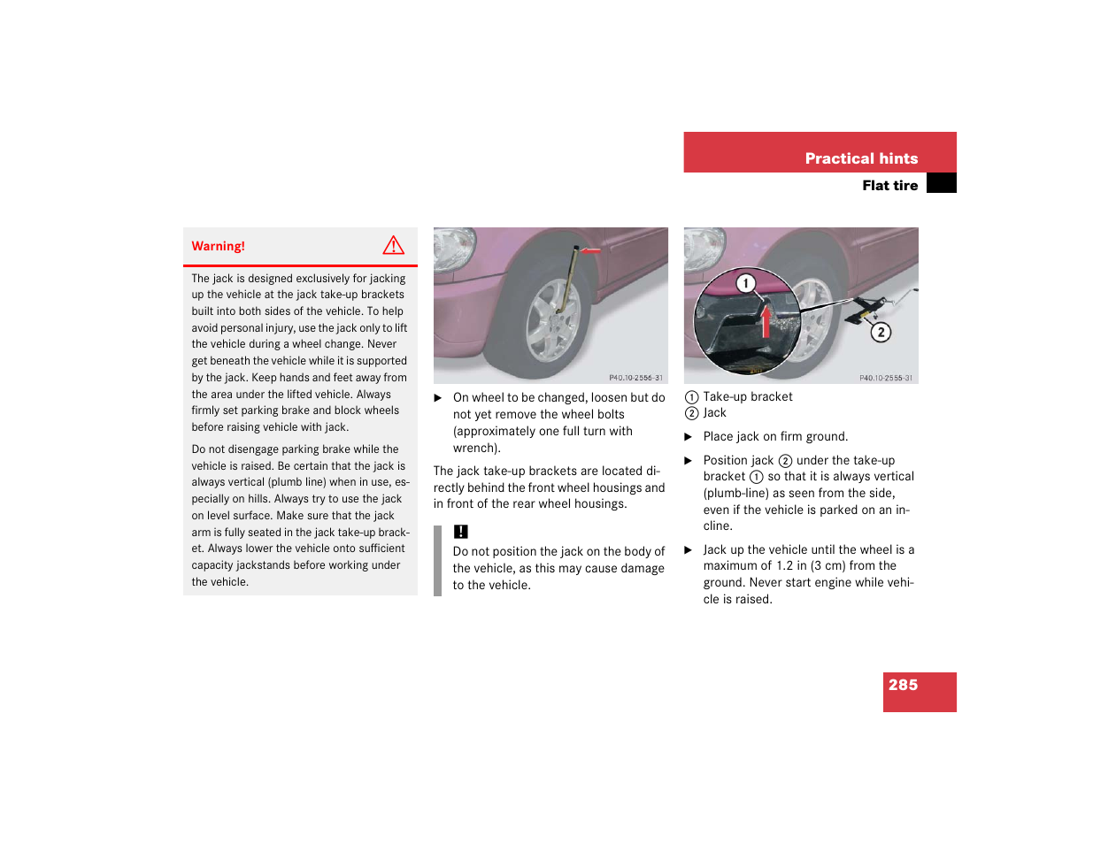 Mercedes-Benz 2005 ML 350 User Manual | Page 287 / 356