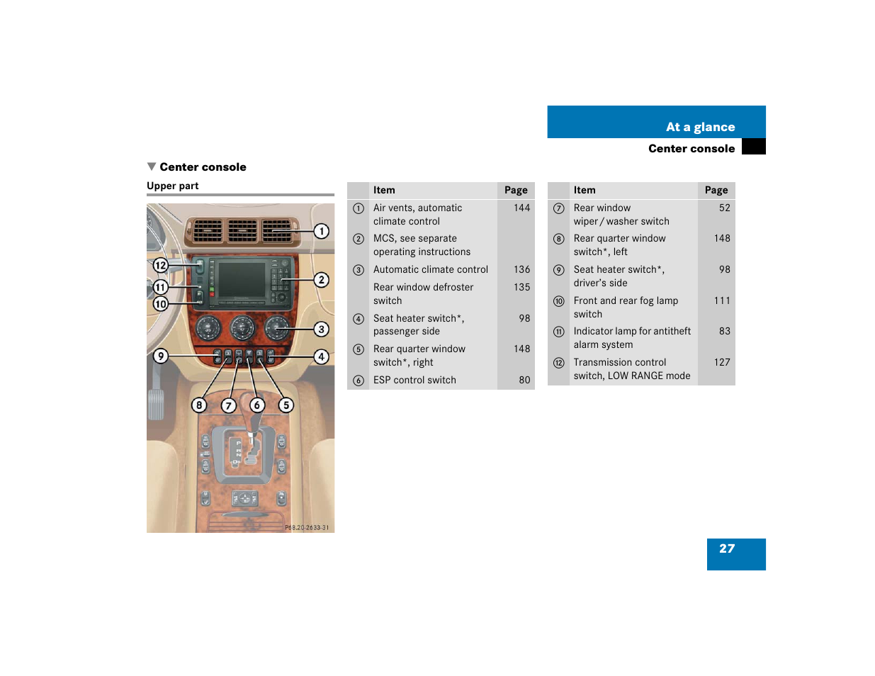 Mercedes-Benz 2005 ML 350 User Manual | Page 29 / 356