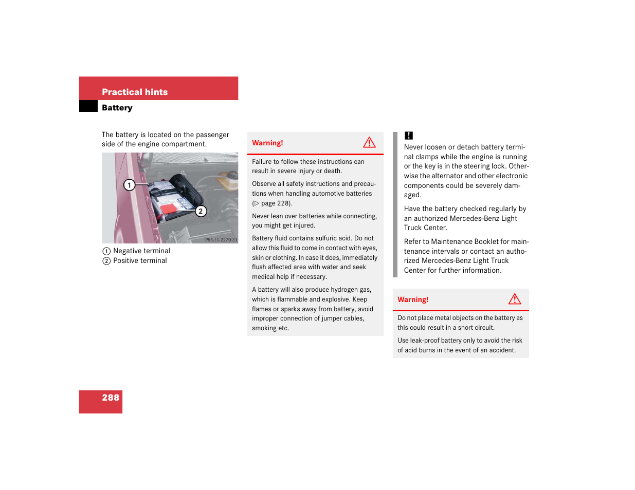 Mercedes-Benz 2005 ML 350 User Manual | Page 290 / 356