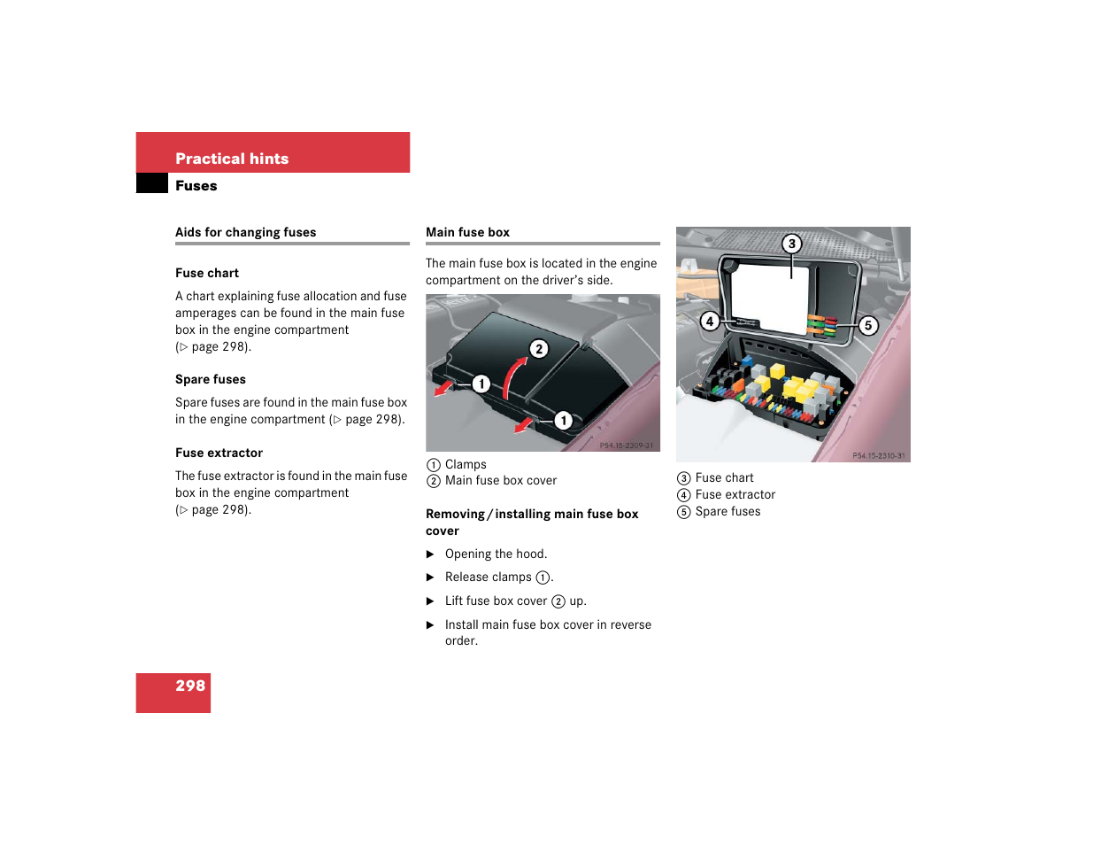 Mercedes-Benz 2005 ML 350 User Manual | Page 300 / 356