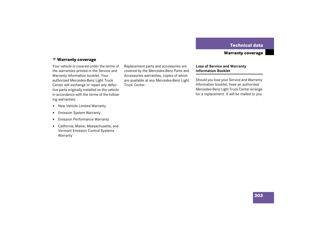Mercedes-Benz 2005 ML 350 User Manual | Page 305 / 356