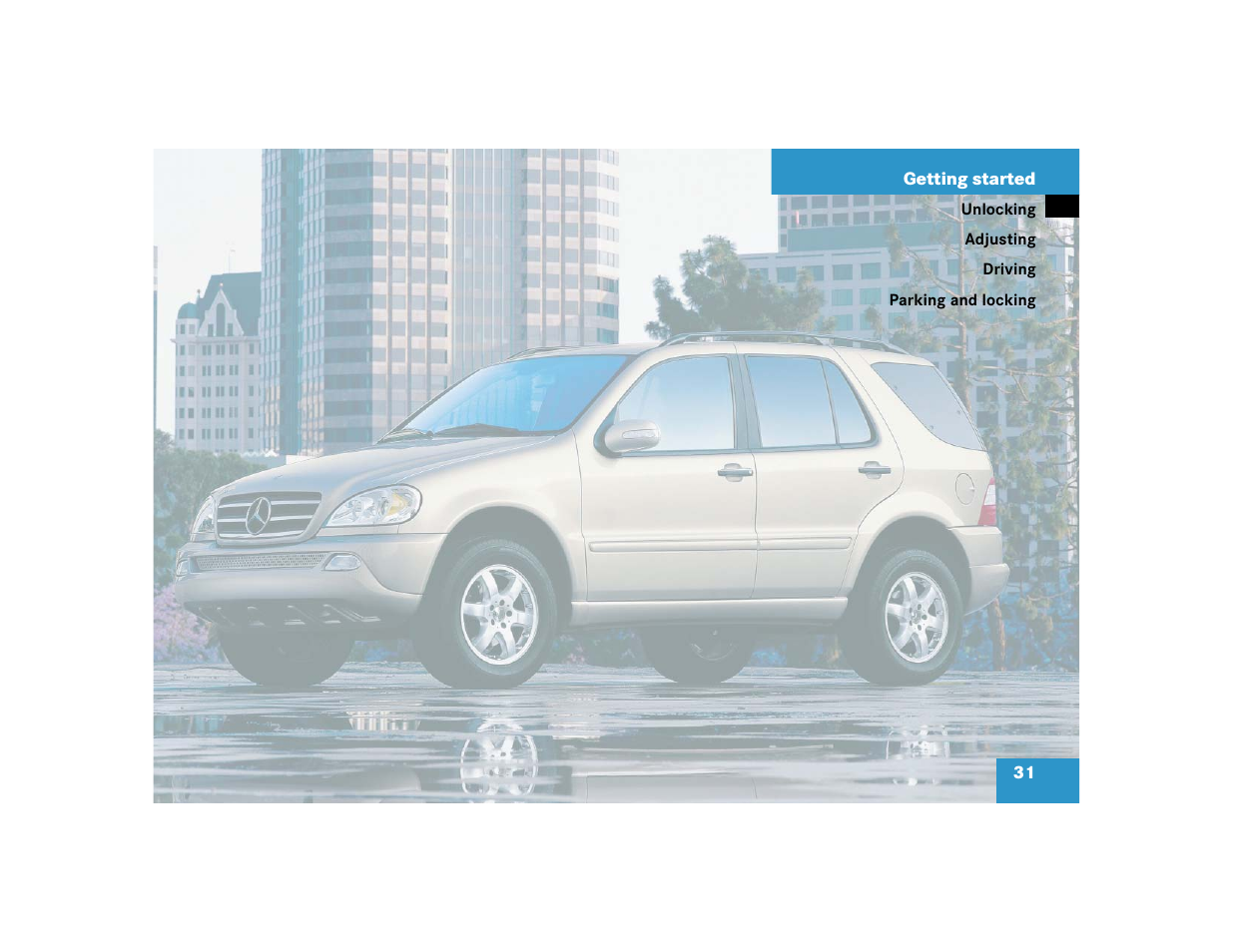 Mercedes-Benz 2005 ML 350 User Manual | Page 33 / 356