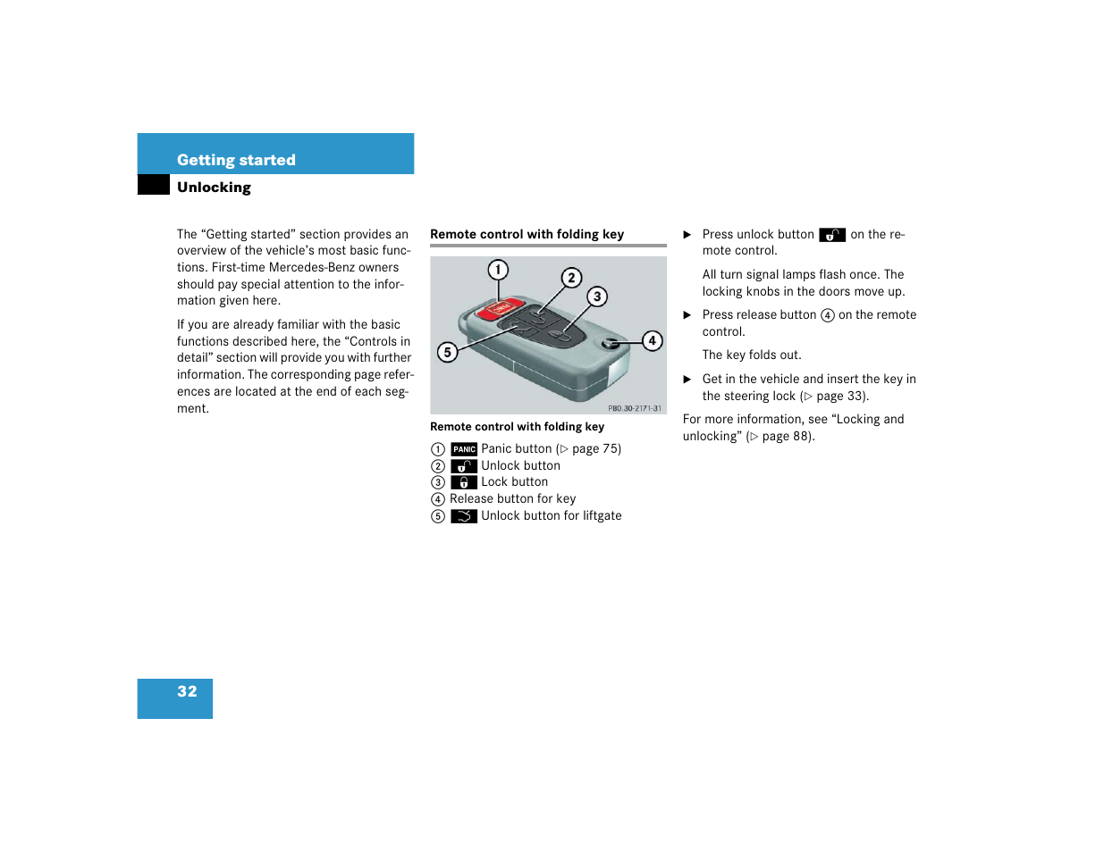 Mercedes-Benz 2005 ML 350 User Manual | Page 34 / 356