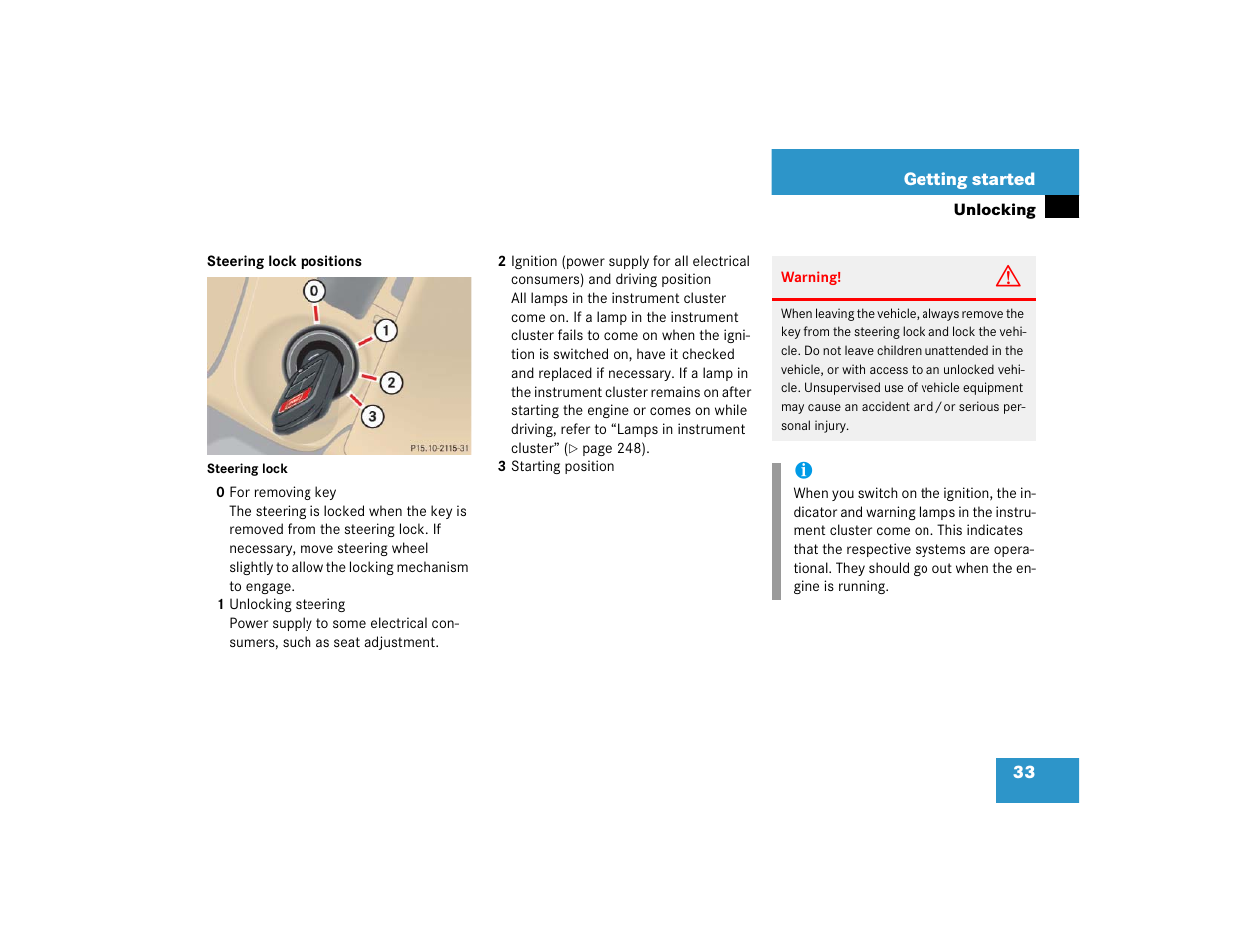 Mercedes-Benz 2005 ML 350 User Manual | Page 35 / 356