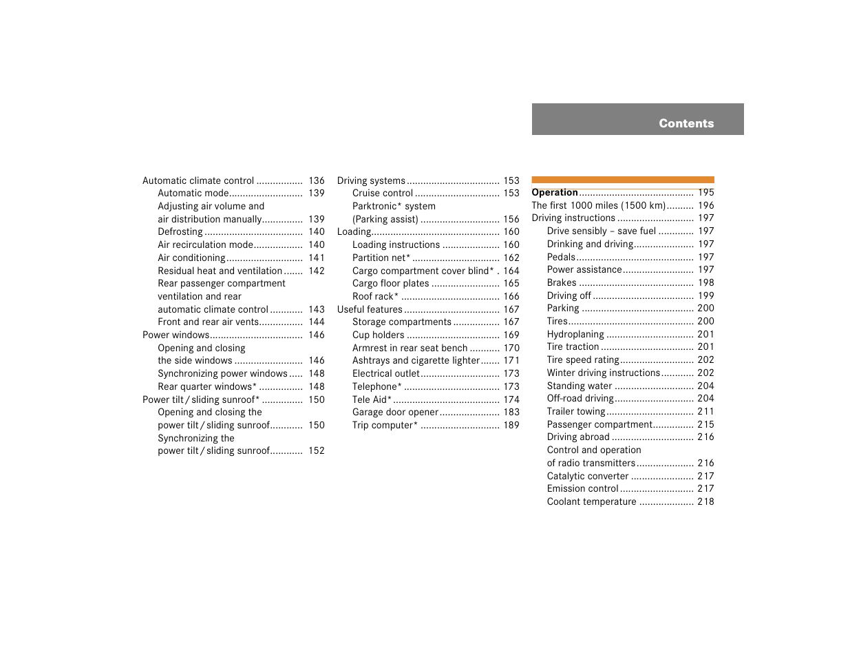 Mercedes-Benz 2005 ML 350 User Manual | Page 7 / 356