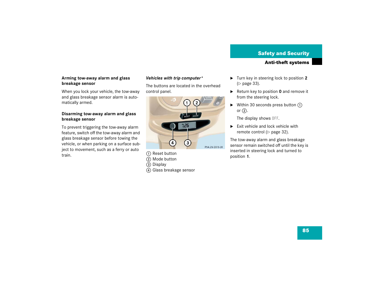 Mercedes-Benz 2005 ML 350 User Manual | Page 87 / 356