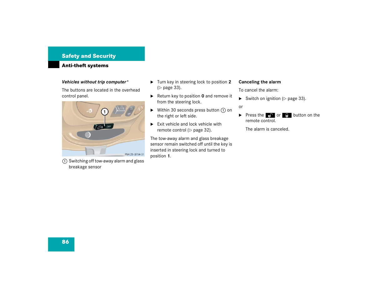 Mercedes-Benz 2005 ML 350 User Manual | Page 88 / 356