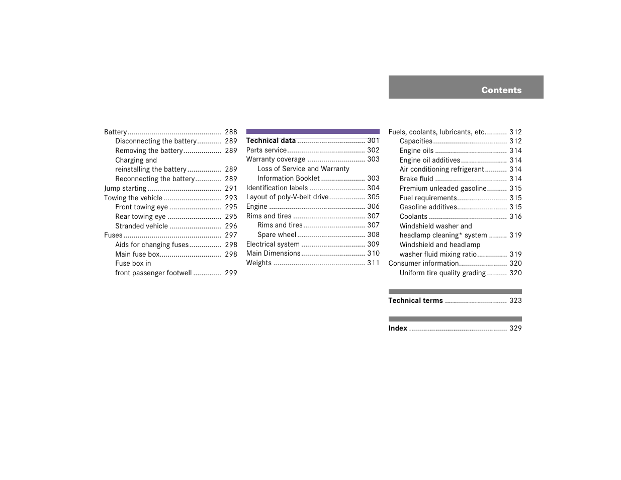 Mercedes-Benz 2005 ML 350 User Manual | Page 9 / 356