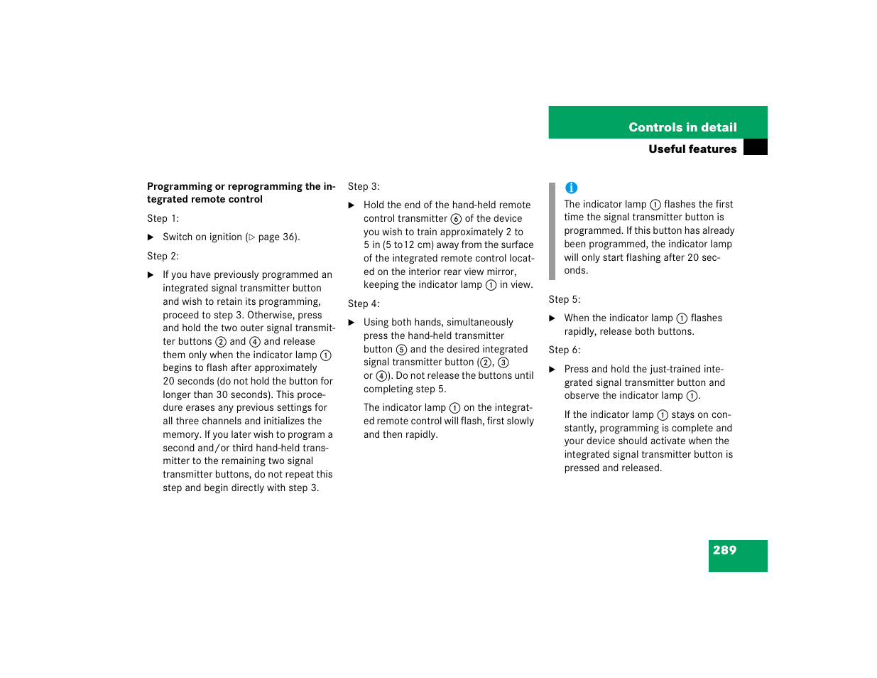 Mercedes-Benz 2005 CLK-Class Coupe User Manual | Page 291 / 498