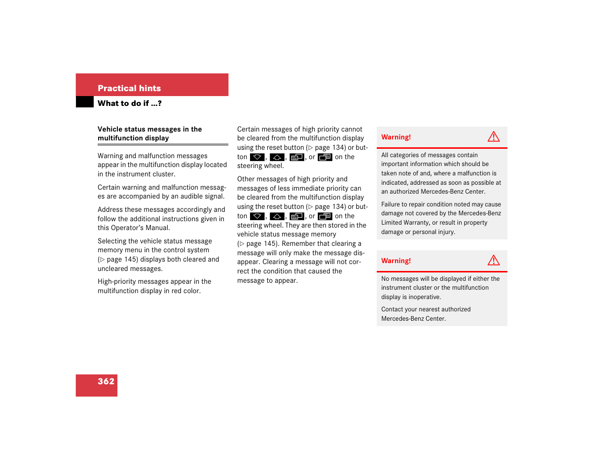 Mercedes-Benz 2005 CLK-Class Coupe User Manual | Page 364 / 498