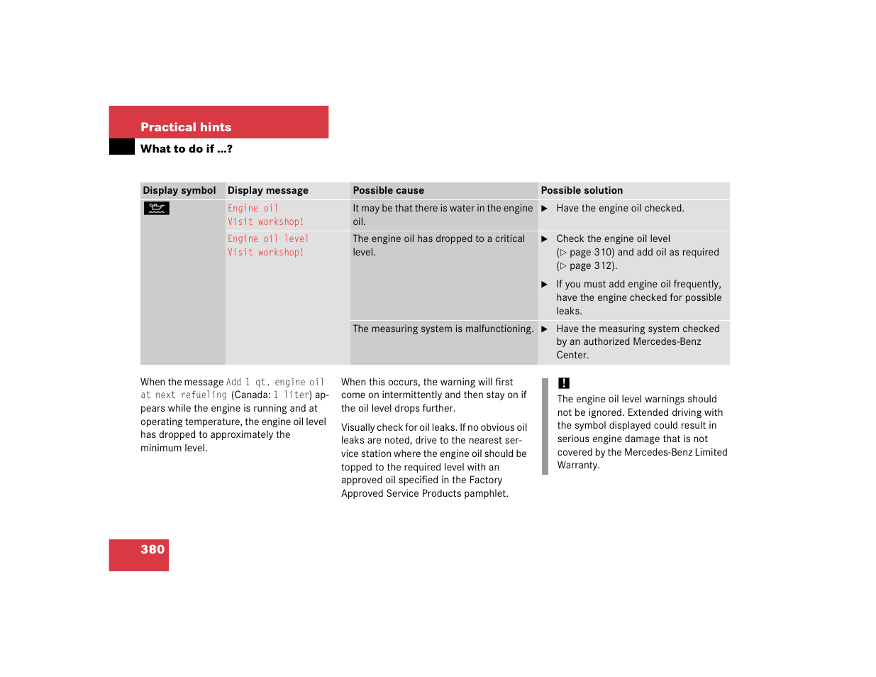 Mercedes-Benz 2005 CLK-Class Coupe User Manual | Page 382 / 498