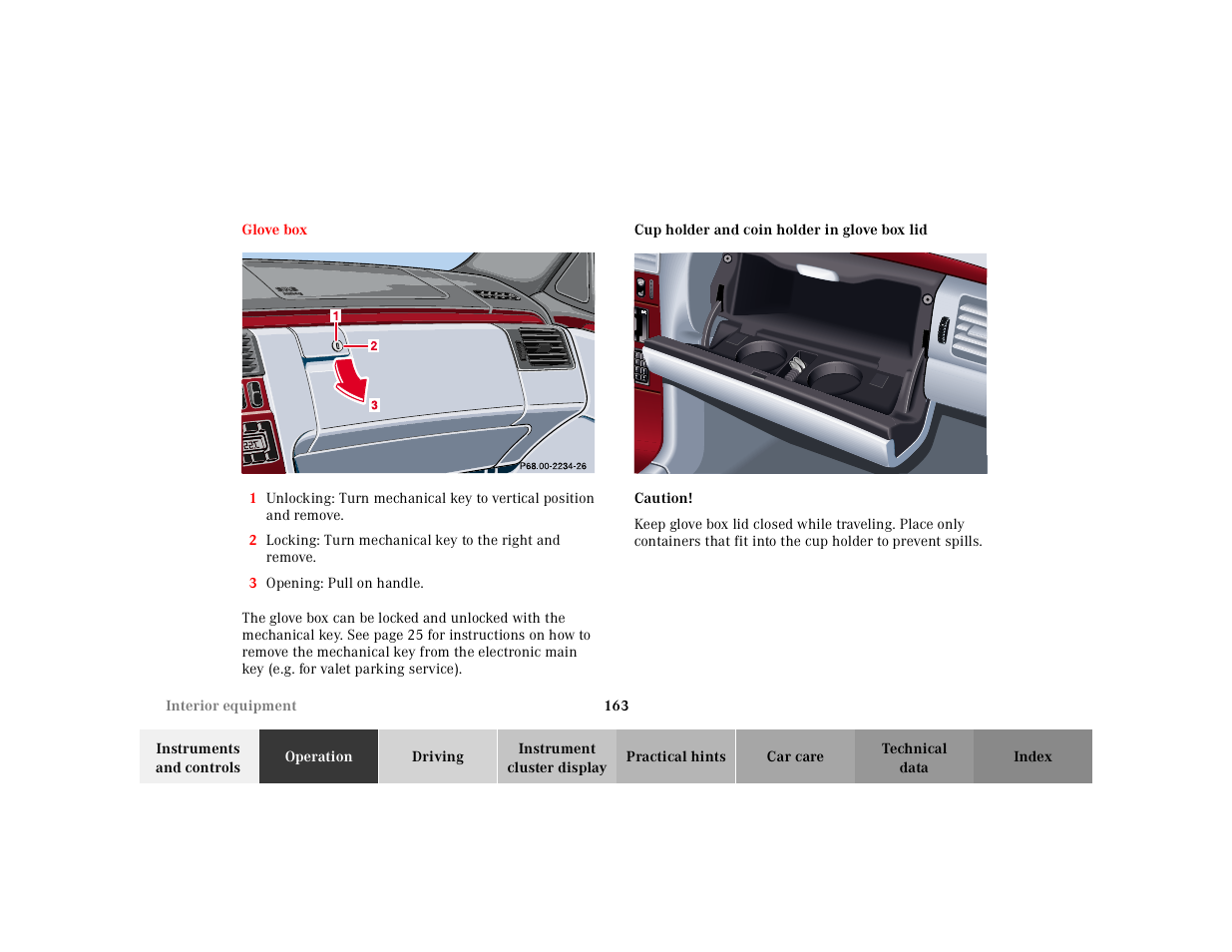 Mercedes-Benz 2000 E 320 User Manual | Page 166 / 341