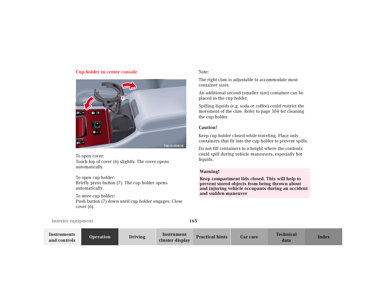 Mercedes-Benz 2000 E 320 User Manual | Page 168 / 341