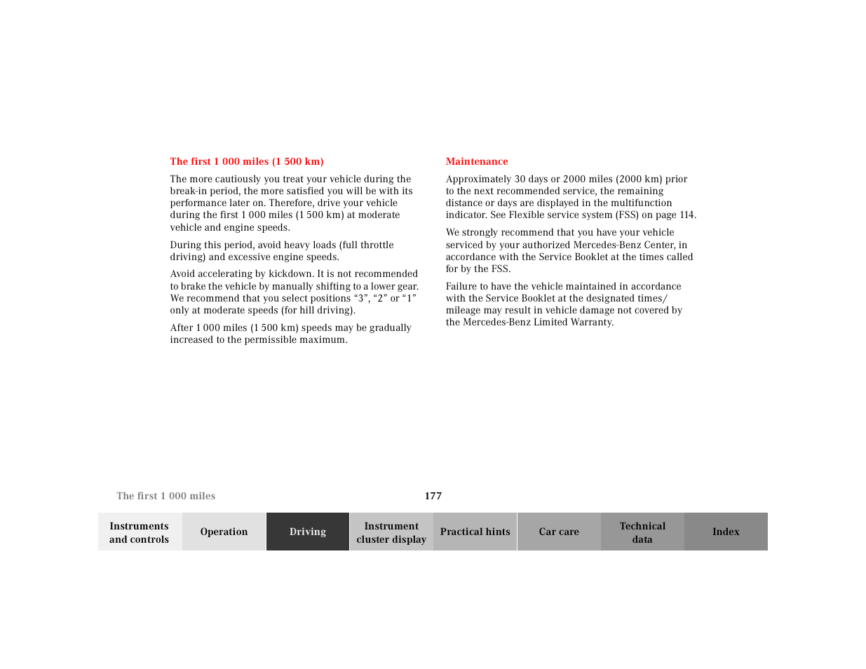 Mercedes-Benz 2000 E 320 User Manual | Page 180 / 341