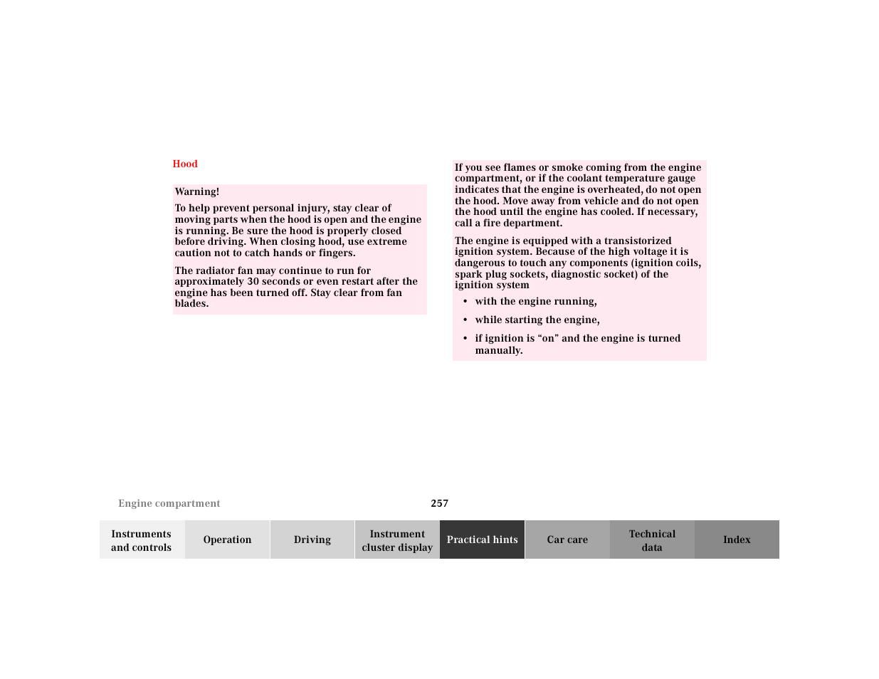 Mercedes-Benz 2000 E 320 User Manual | Page 260 / 341