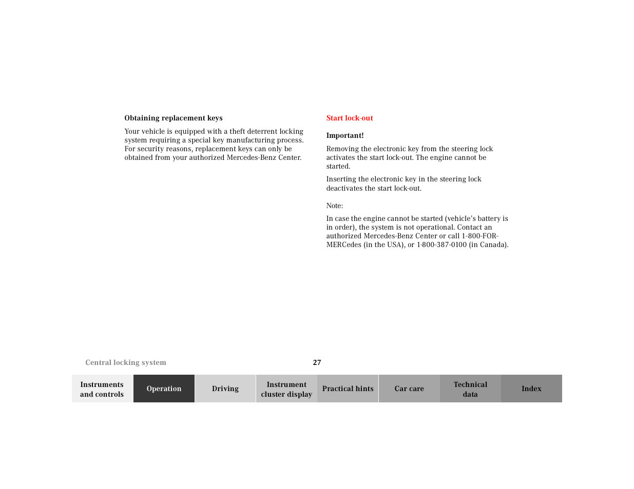 Mercedes-Benz 2000 E 320 User Manual | Page 30 / 341