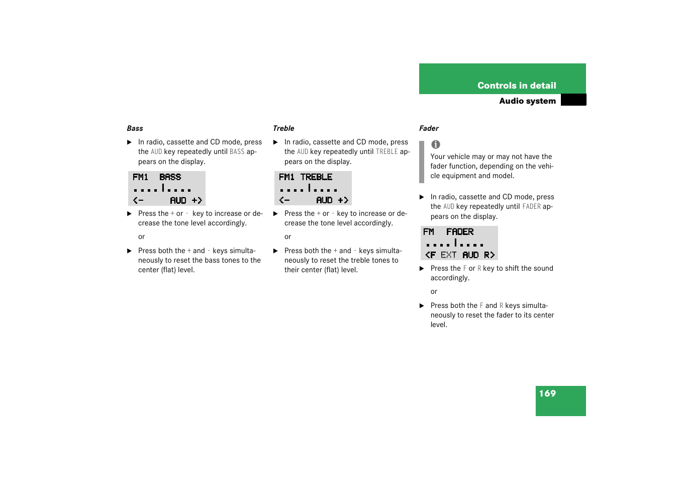 Mercedes-Benz 2003 C-Class User Manual | Page 169 / 376