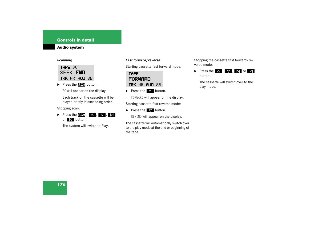 Mercedes-Benz 2003 C-Class User Manual | Page 176 / 376