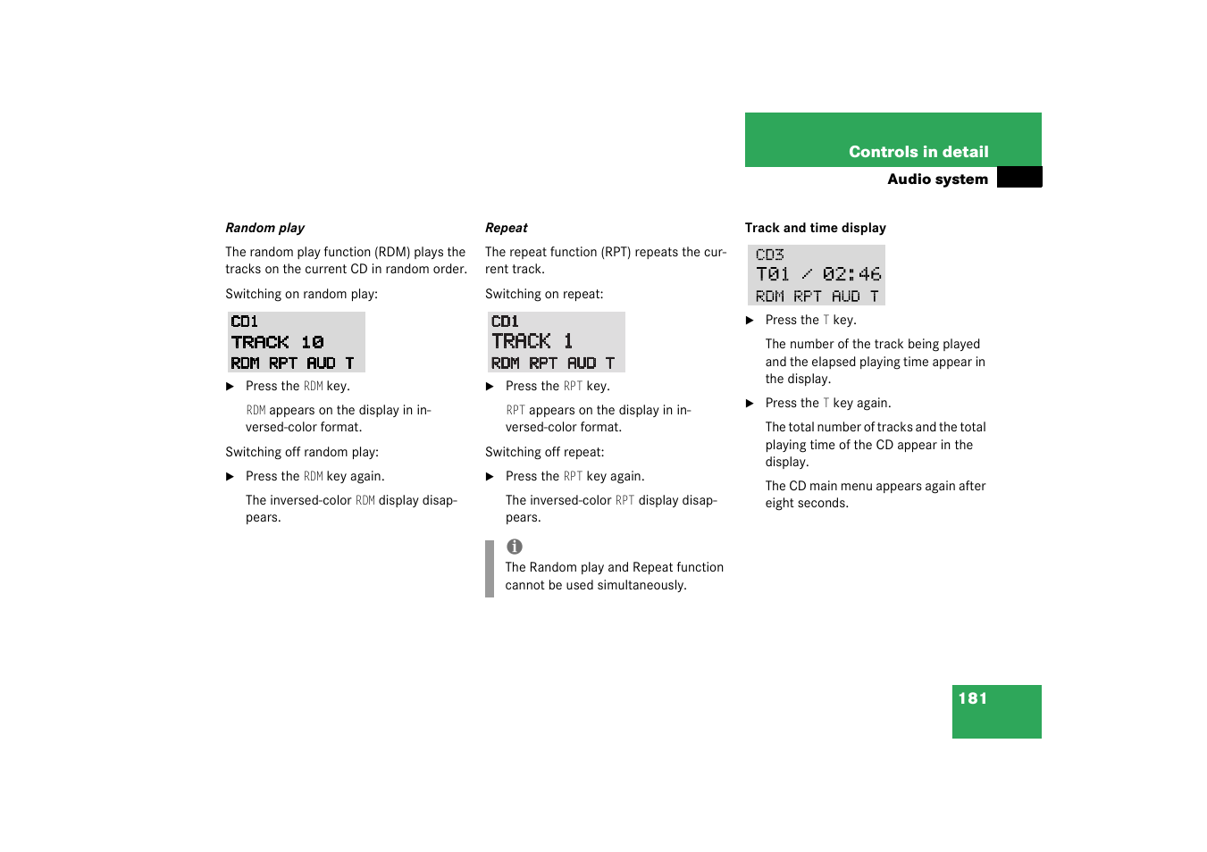 Mercedes-Benz 2003 C-Class User Manual | Page 181 / 376