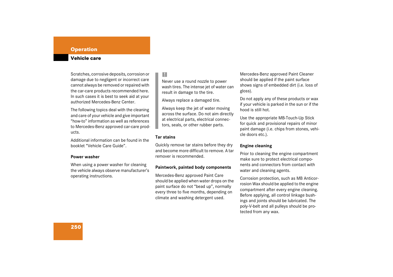 Mercedes-Benz 2003 C-Class User Manual | Page 250 / 376