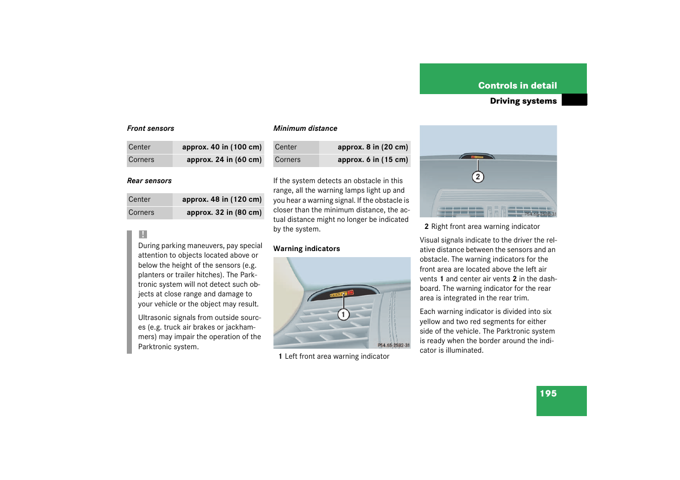 Mercedes-Benz 2003 CL 500 User Manual | Page 195 / 384