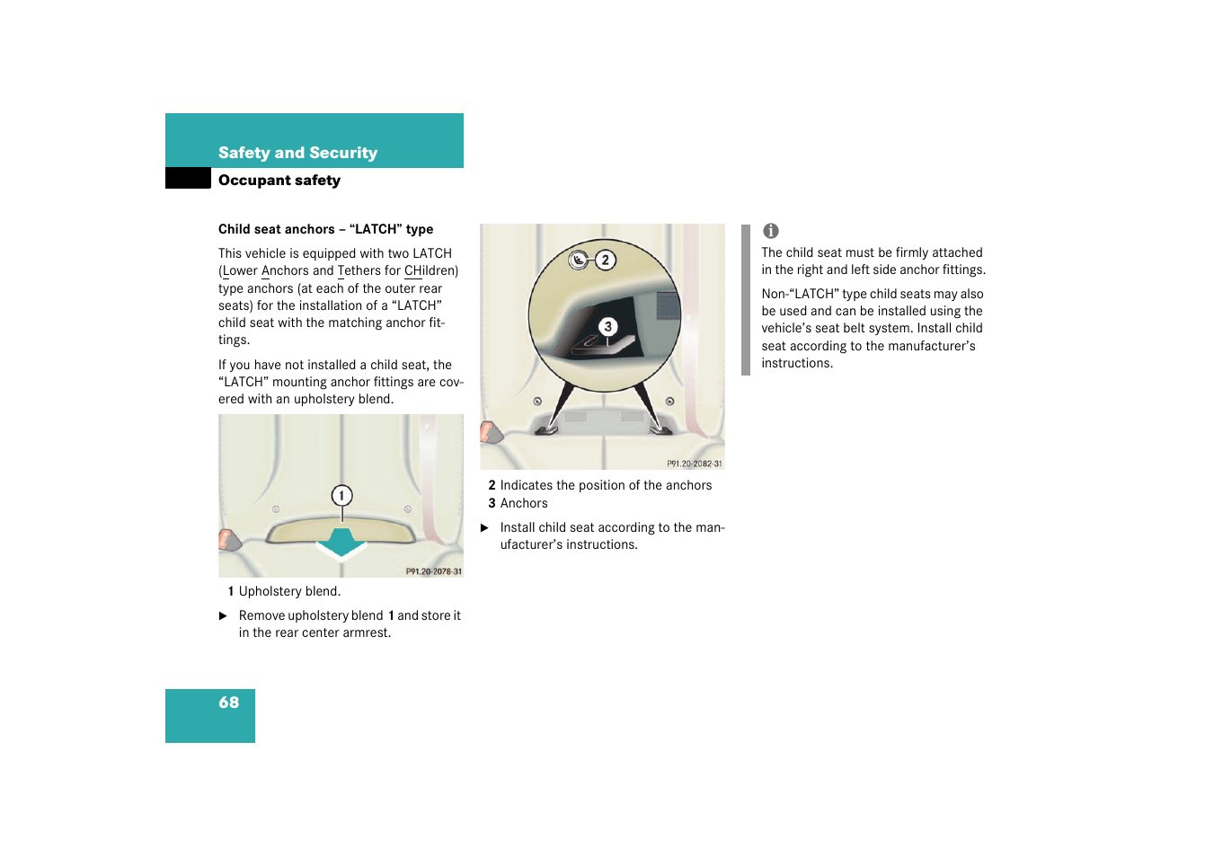 Mercedes-Benz 2003 CL 500 User Manual | Page 68 / 384