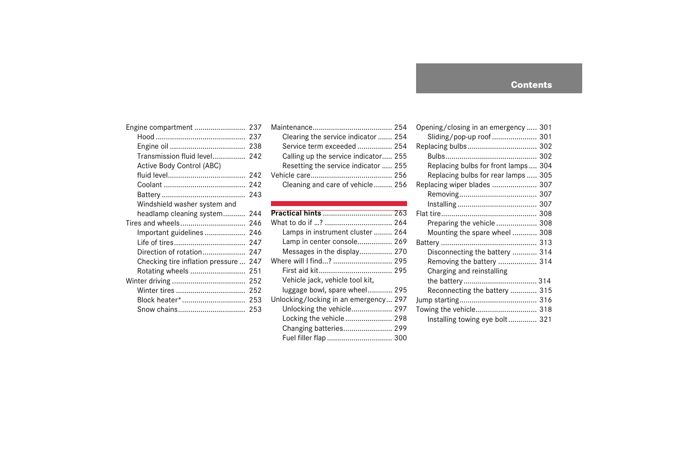 Mercedes-Benz 2003 CL 500 User Manual | Page 7 / 384
