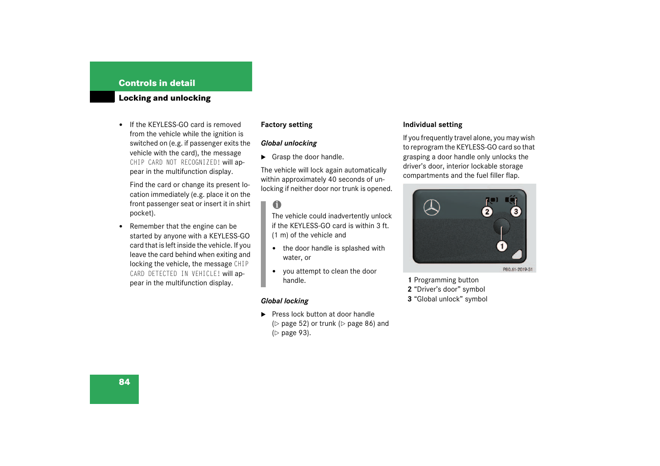 Mercedes-Benz 2003 CL 500 User Manual | Page 84 / 384
