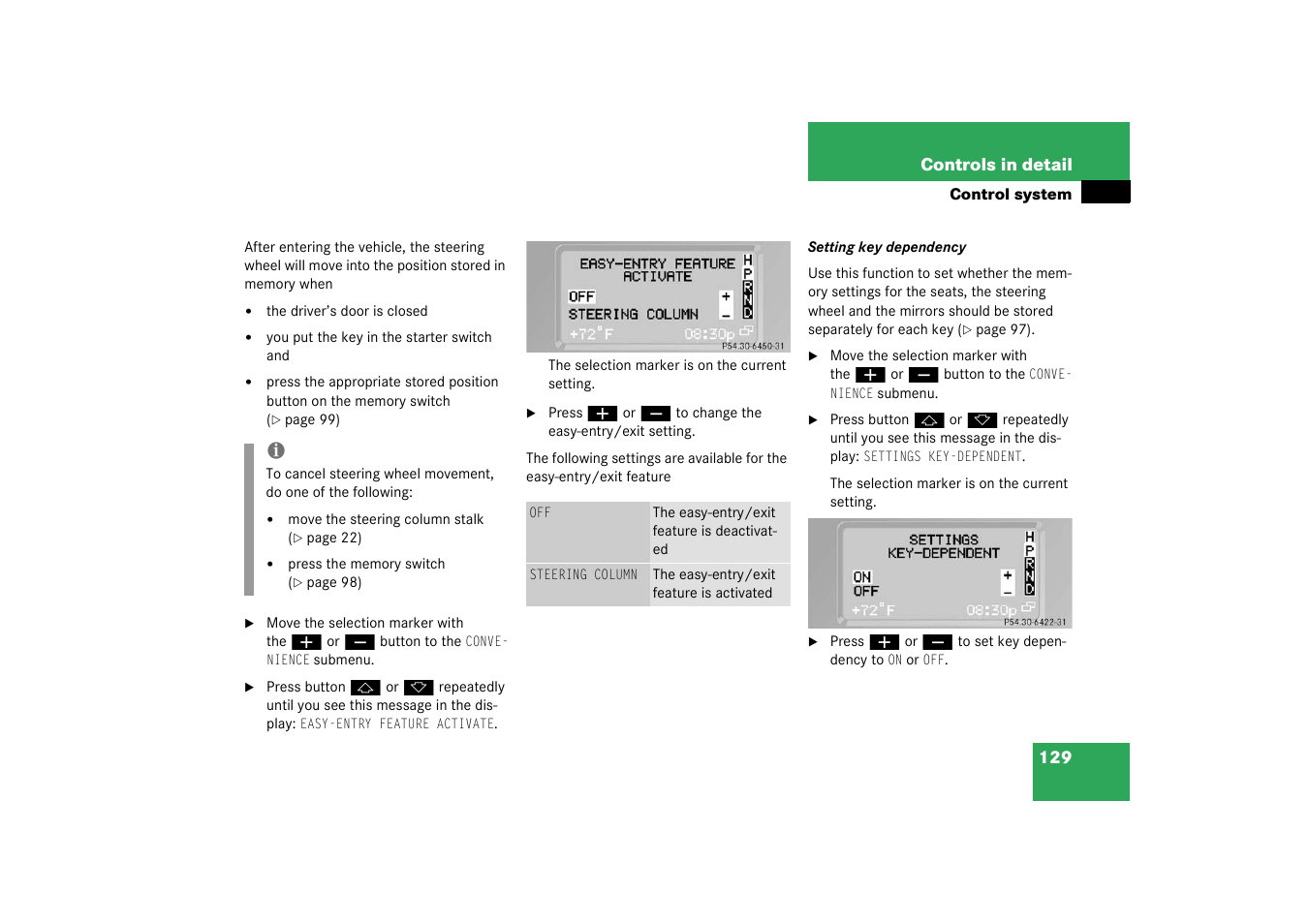 Mercedes-Benz 2003 G 55 AMG User Manual | Page 129 / 360