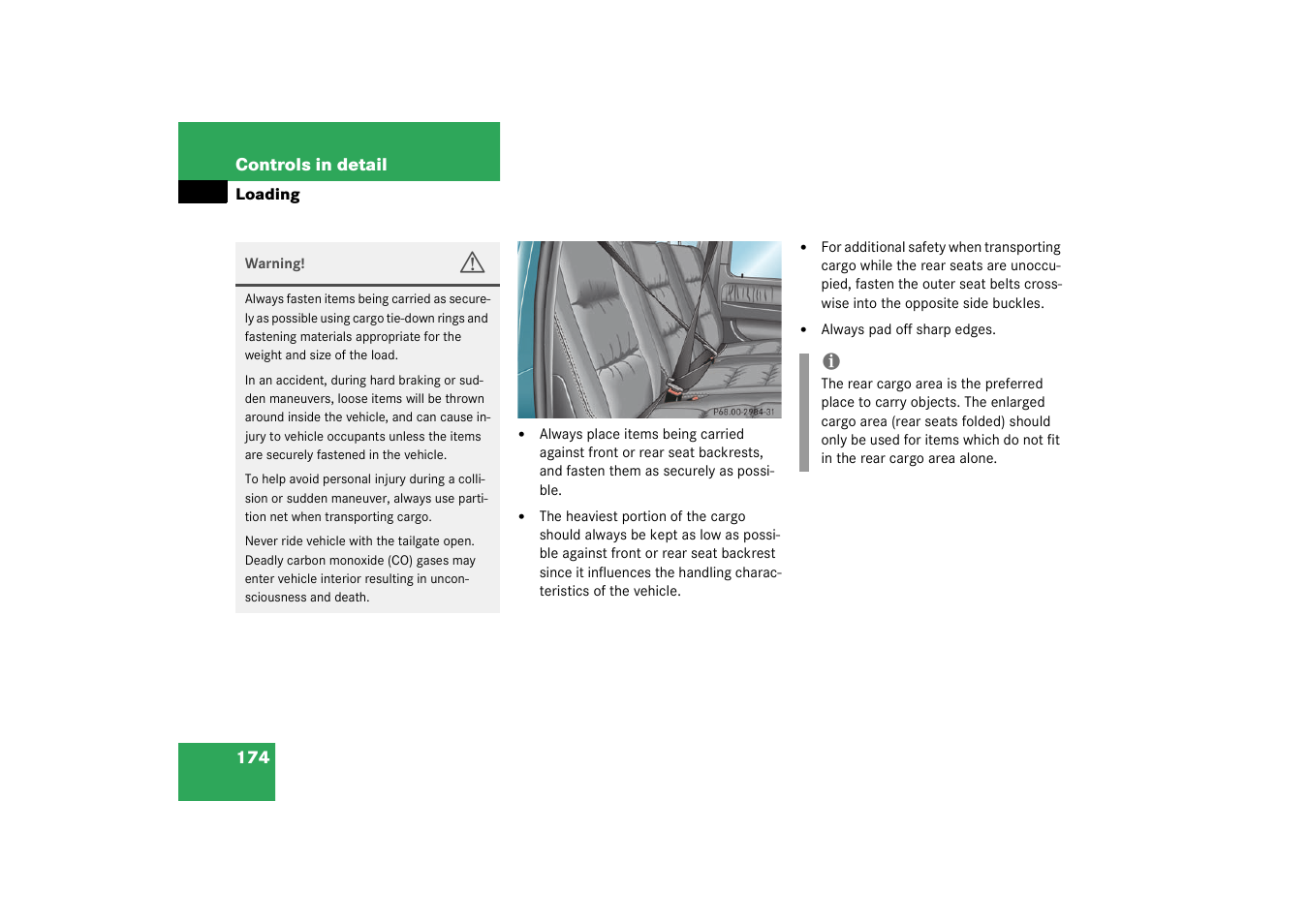 Mercedes-Benz 2003 G 55 AMG User Manual | Page 174 / 360