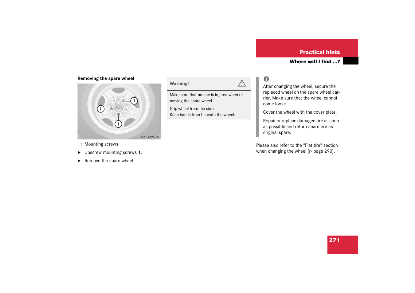 Mercedes-Benz 2003 G 55 AMG User Manual | Page 271 / 360