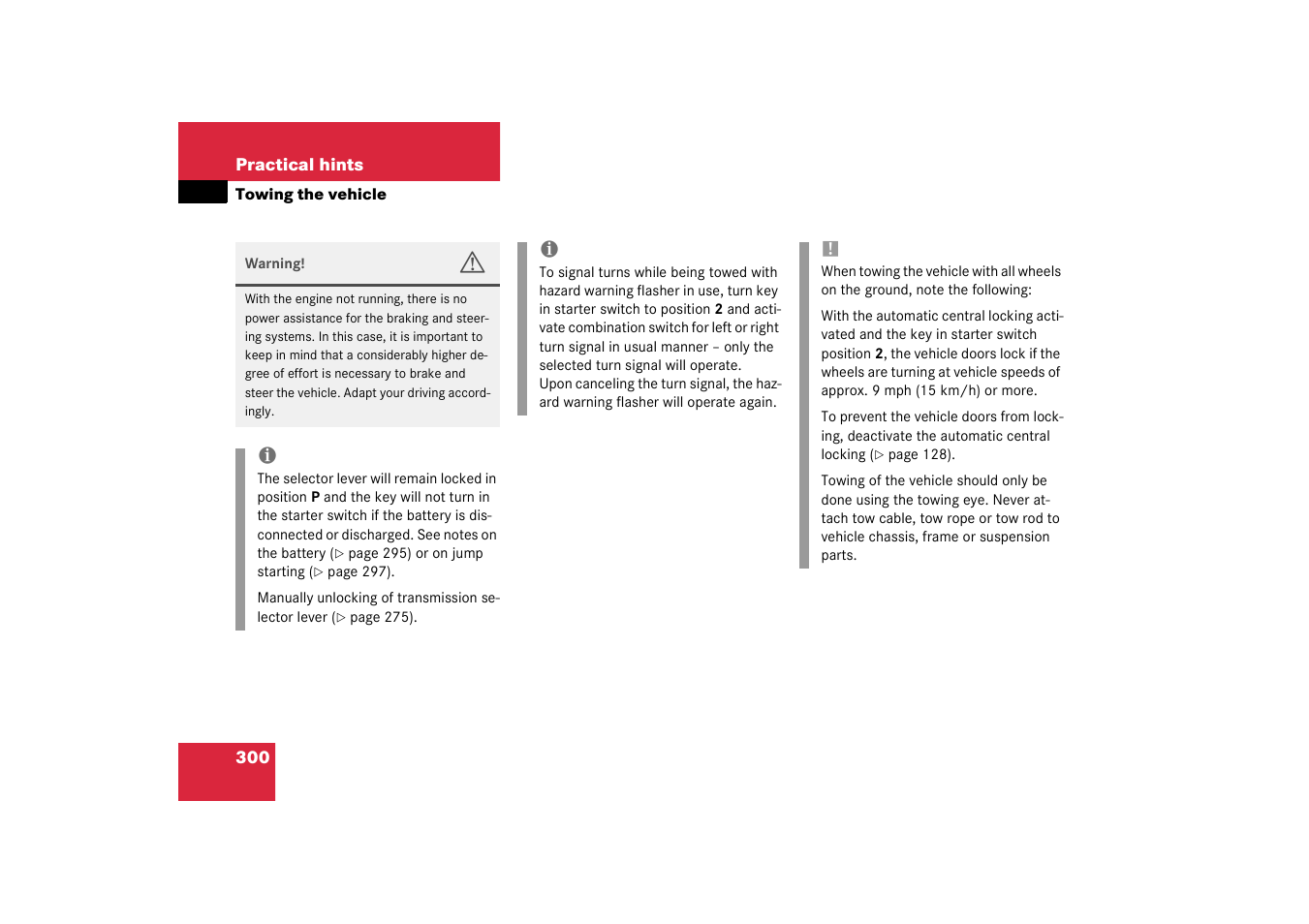 Mercedes-Benz 2003 G 55 AMG User Manual | Page 300 / 360