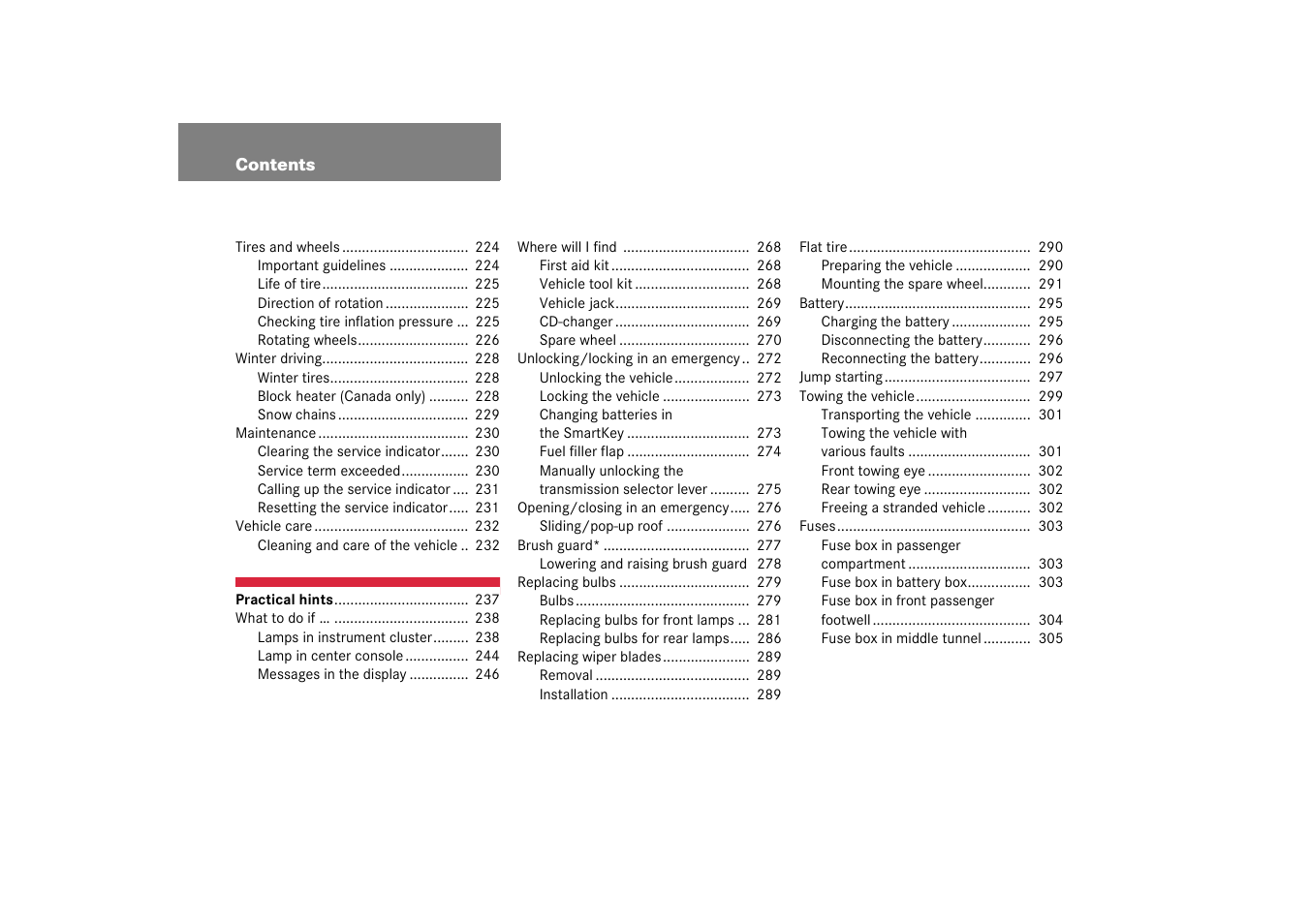 Mercedes-Benz 2003 G 55 AMG User Manual | Page 6 / 360