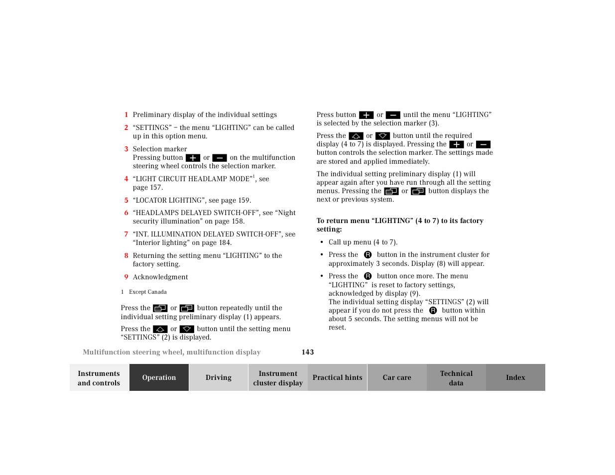 Mercedes-Benz 2000 CL 500 User Manual | Page 146 / 424