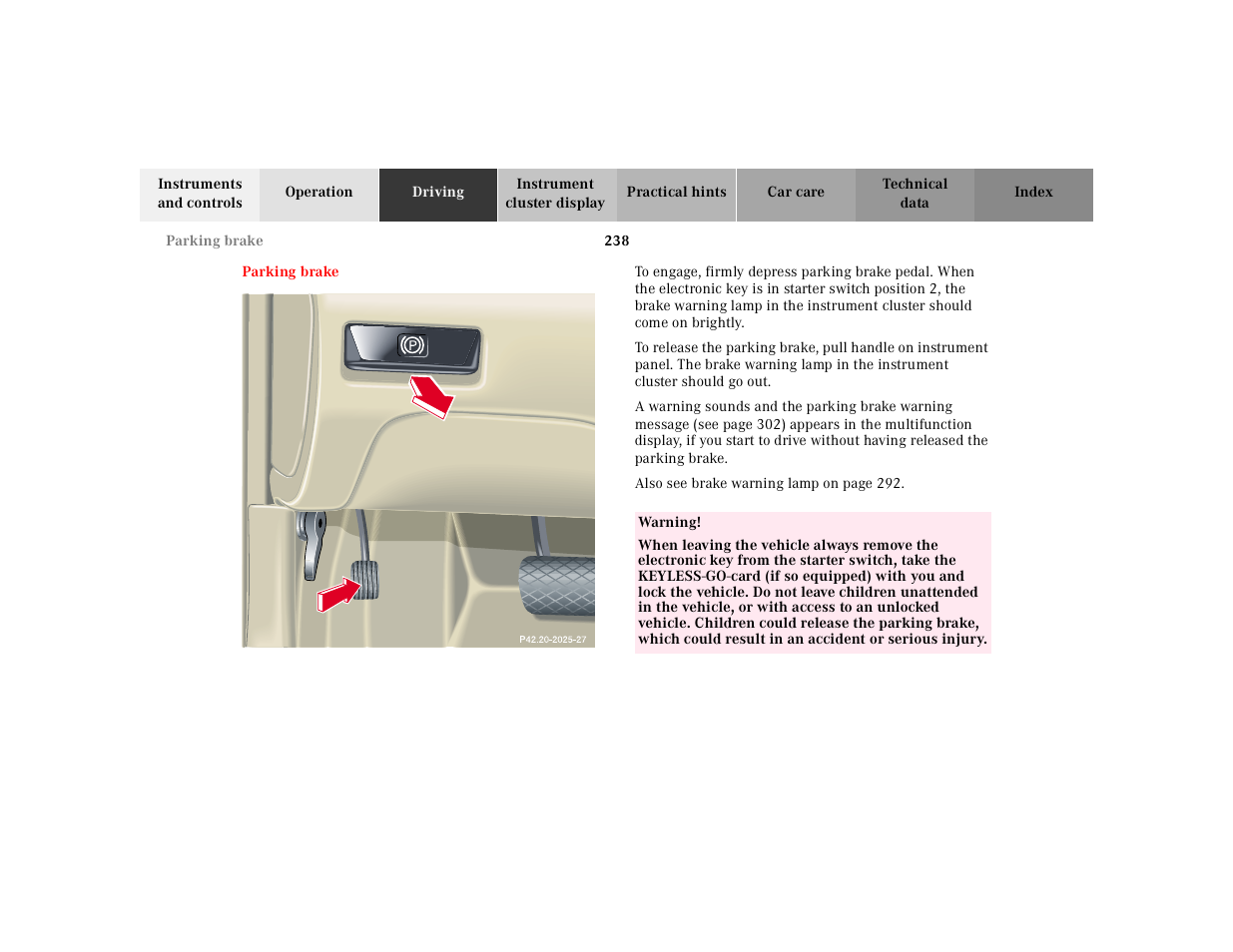 Mercedes-Benz 2000 CL 500 User Manual | Page 243 / 424
