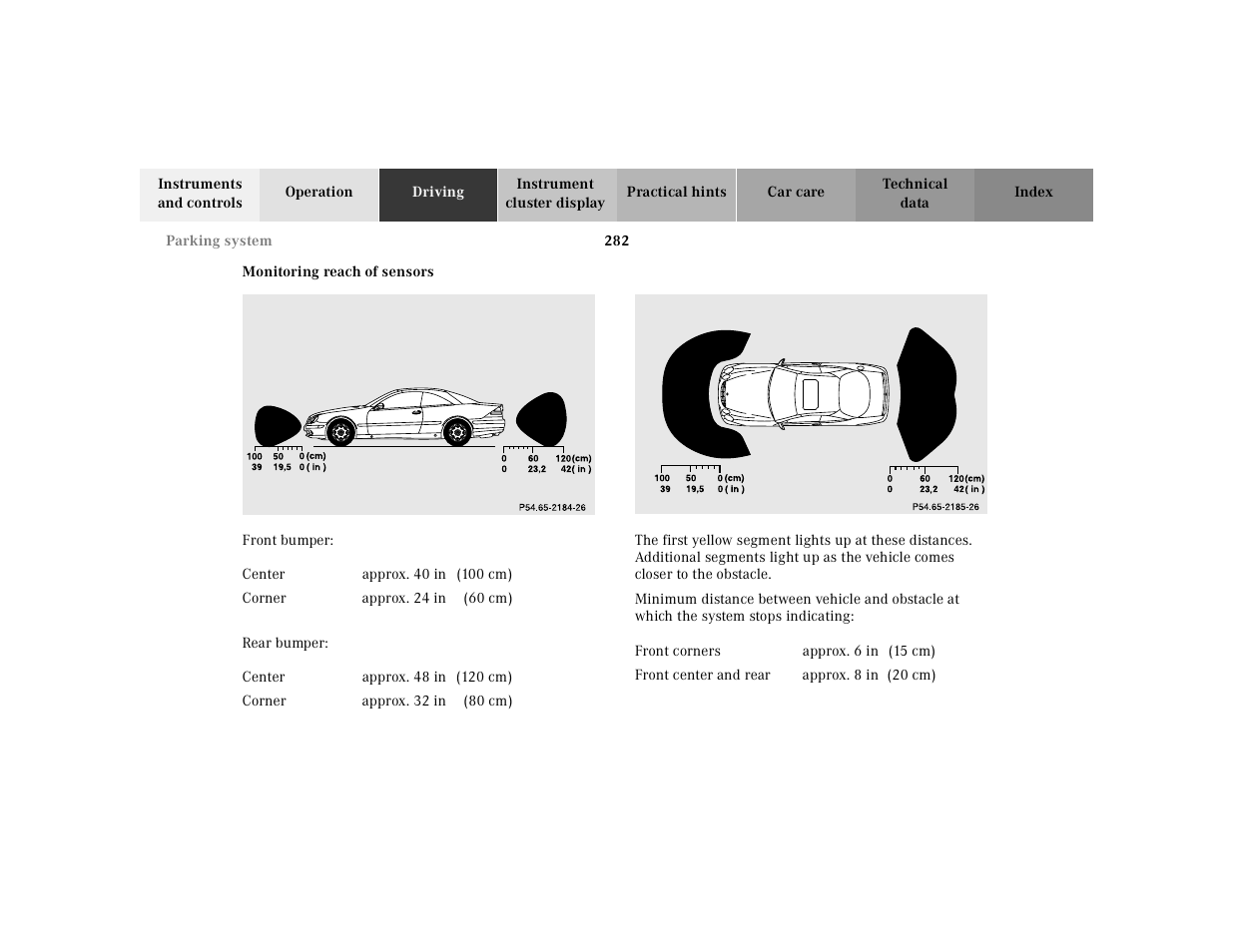 Mercedes-Benz 2000 CL 500 User Manual | Page 287 / 424
