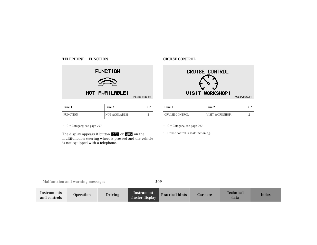 Mercedes-Benz 2000 CL 500 User Manual | Page 315 / 424