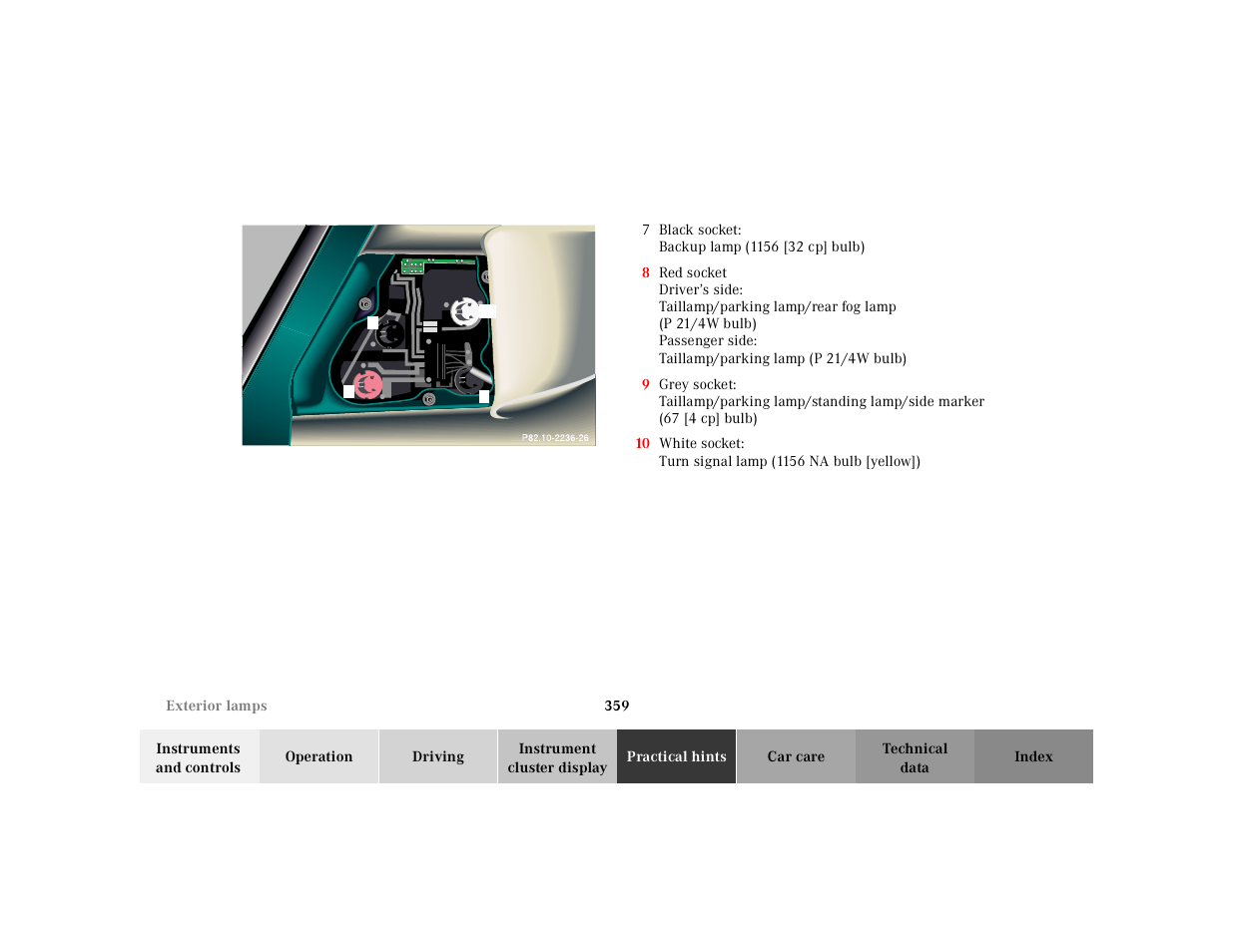 Mercedes-Benz 2000 CL 500 User Manual | Page 365 / 424