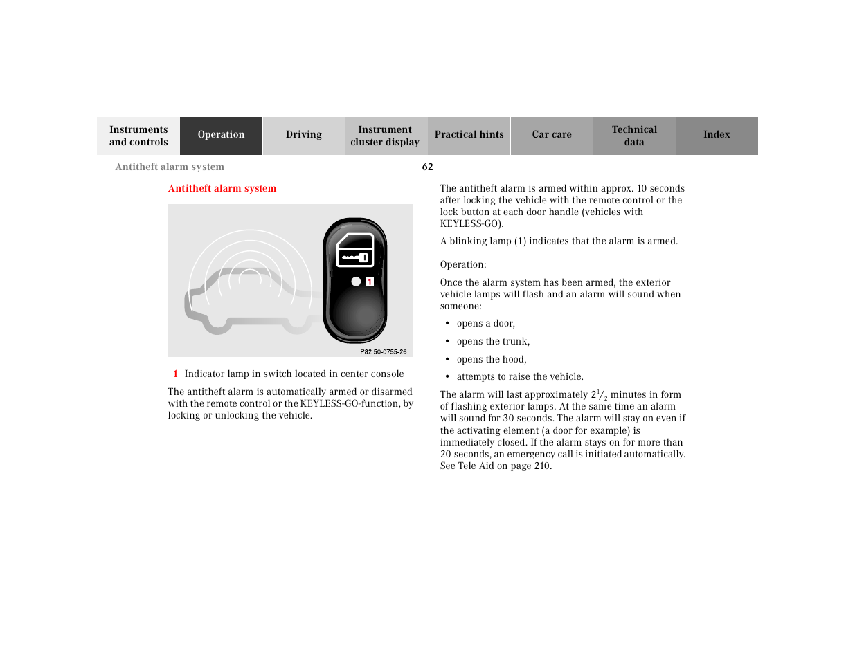 Mercedes-Benz 2000 CL 500 User Manual | Page 65 / 424