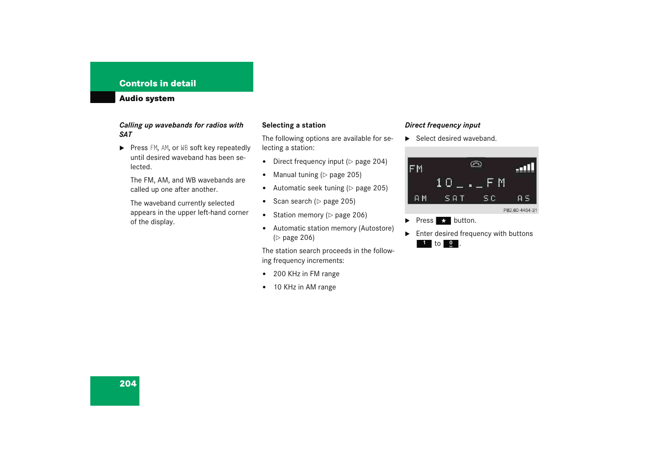 Mercedes-Benz 2005 C 230 Kompressor User Manual | Page 205 / 474