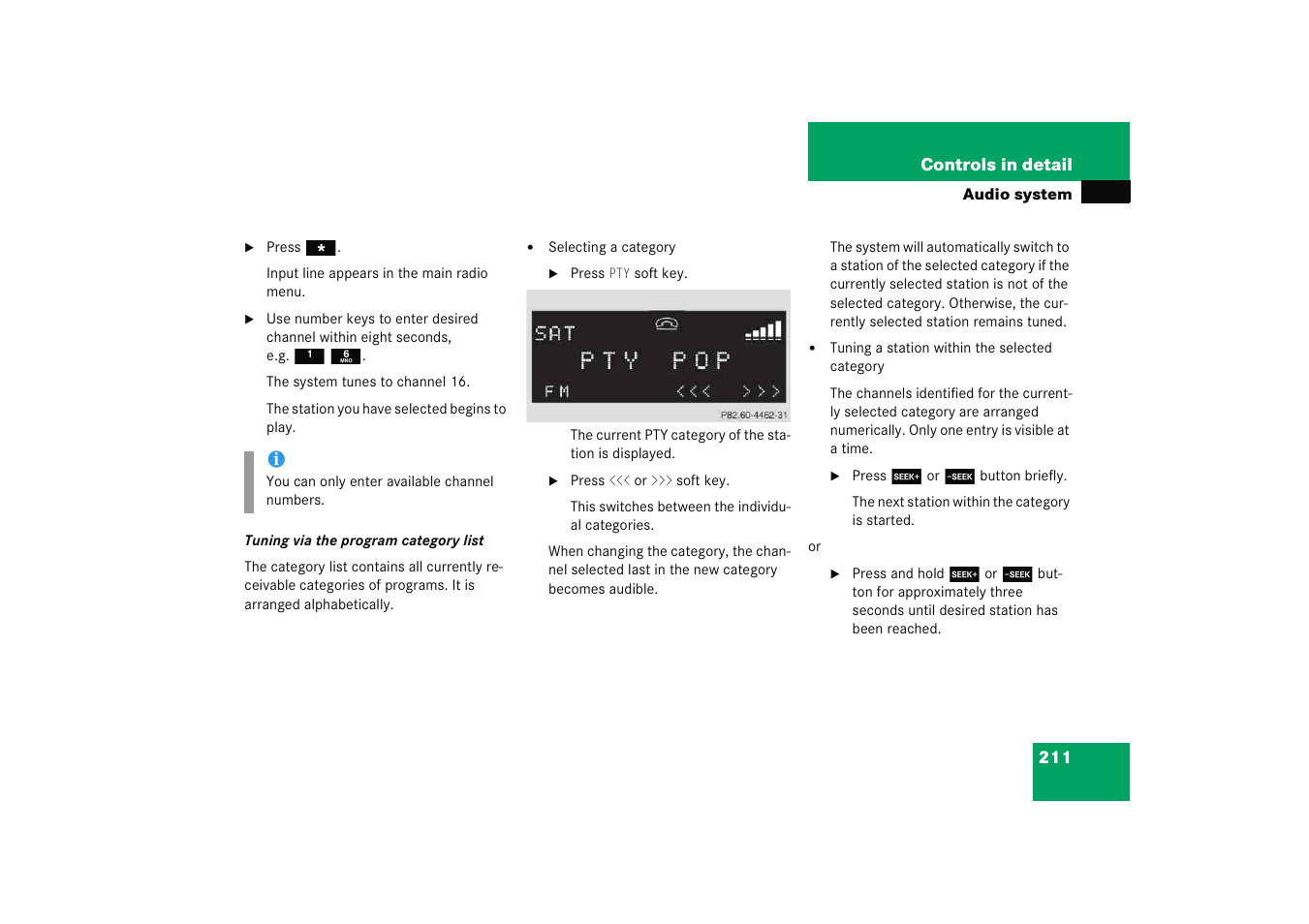 Mercedes-Benz 2005 C 230 Kompressor User Manual | Page 212 / 474