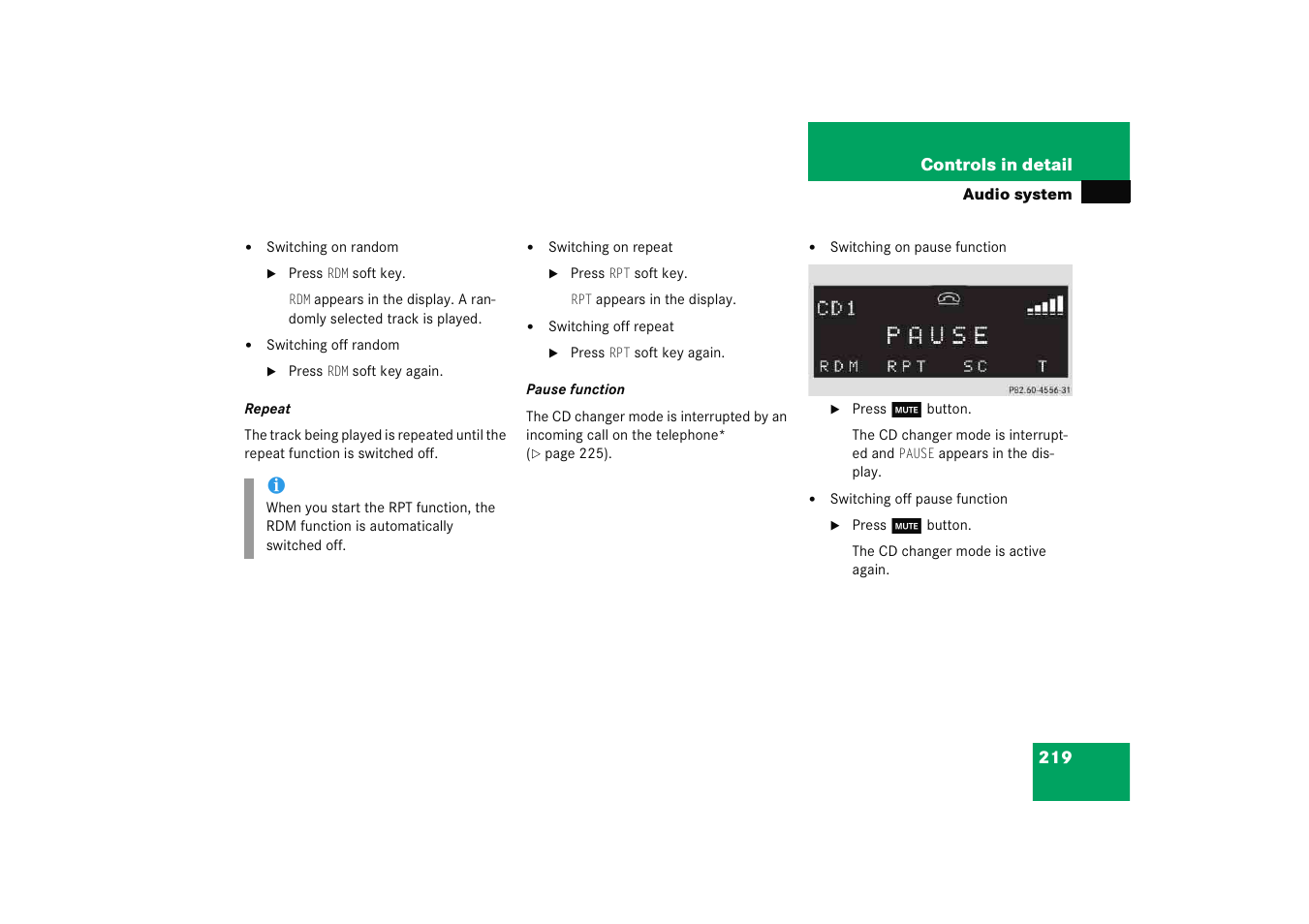 Mercedes-Benz 2005 C 230 Kompressor User Manual | Page 220 / 474