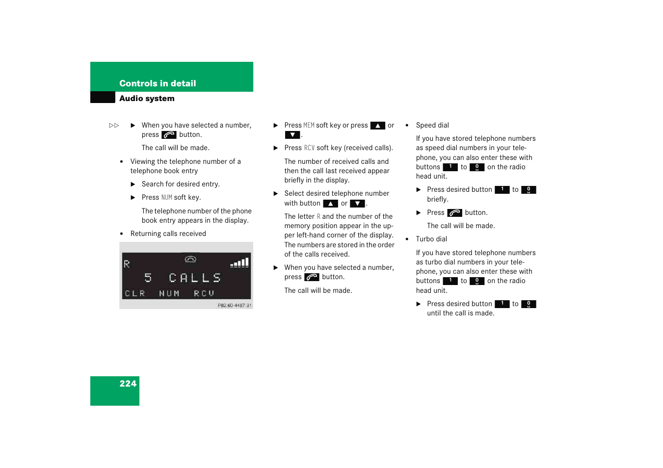 Mercedes-Benz 2005 C 230 Kompressor User Manual | Page 225 / 474