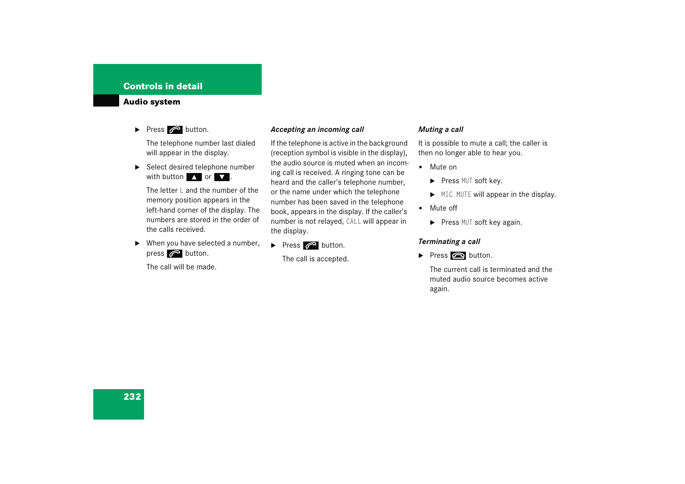 Mercedes-Benz 2005 C 230 Kompressor User Manual | Page 233 / 474