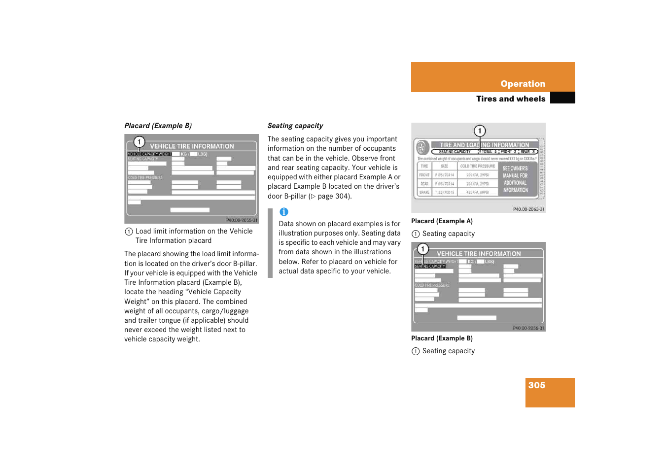 Mercedes-Benz 2005 C 230 Kompressor User Manual | Page 306 / 474