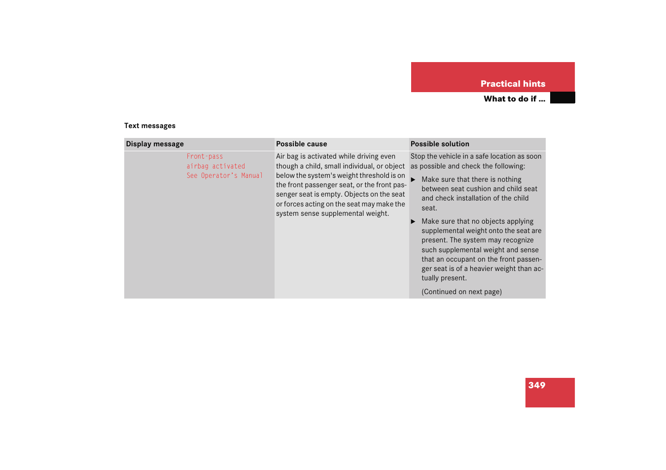 Mercedes-Benz 2005 C 230 Kompressor User Manual | Page 350 / 474