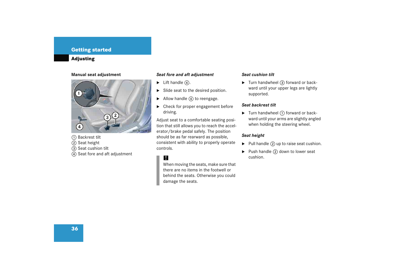 Mercedes-Benz 2005 C 230 Kompressor User Manual | Page 37 / 474